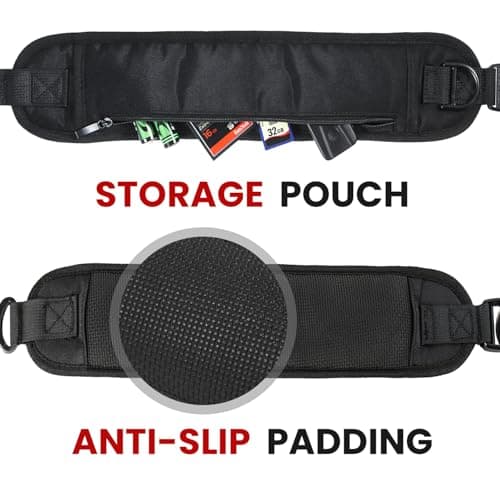 waka Camera Shoulder Strap, Anti-slip Over Shoulder Camera Sling Strap — view 3