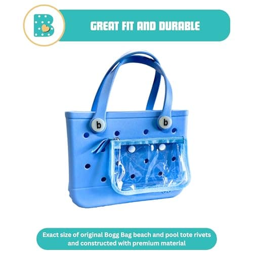 2-Pack Insert Replacement Rivets for Clear Zipper Pouch. Compatible with Bogg Bag and Most Beach Tote Clear Inserts. Fix Your Beach Bag Insert Quickly and Easily — view 4
