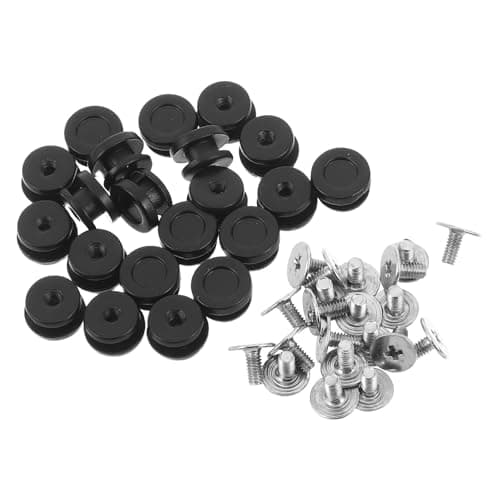 Holibanna 10 Pairs Metal Snap Fasteners for Beach Sandals and Clogs, Dark Rivet Components for DIY Repair, Preventing Slippage and Loosening, for Holiday Activities and Travel