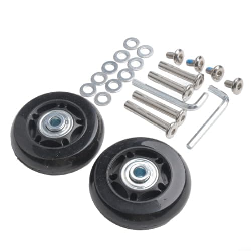 Rubber Suitcase Rollers Repair Kit with Double Bearings(64mm*18mm) — view 3