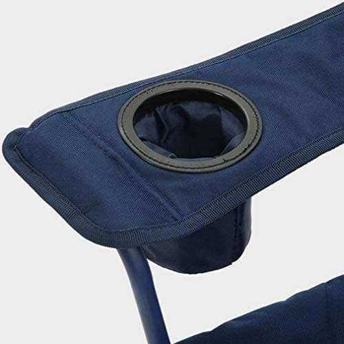 Hi-Gear Kentucky Classic Chair with Insulated Drinks Holder for Adults & Kids, Lightweight, Portable, Compact, Ideal for Camping, Festivals, Picnics, Beach & Outdoor Events, includes Carry Bag (Blue) — view 4