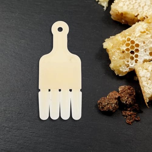 TEHAUX Honey Scrape Pen Royal Jelly Extractor Outdoor Beekeeping Tool White Plastic Multi-row Design Enhances Beekeeping Efficiency — view 6