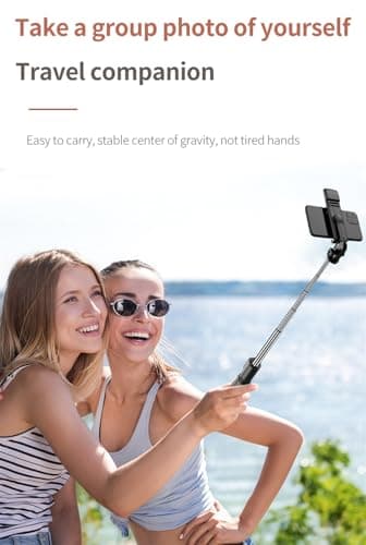 XIHAMA Selfie Stick with Light,3 in 1 Extendable 360° Rotation Phone Tripod Stand with Detachable Wireless Remote,Portable CellPhone Holder Compatible with iPhone 16/Galaxy/Huawei/LG(Pink+Light) — view 6