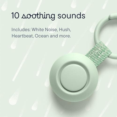Hatch Go Portable Sound Machine & Sleep Soother for Babies & Kids (Mint) — view 5
