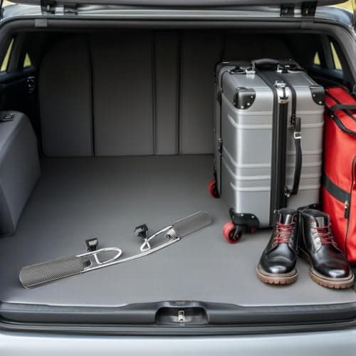 Homoyoyo Car Clothes Rack Backseat Organizer Stainless Steel Vehicle Headrest Coat Hanger for Long Road Trips Use — view 6