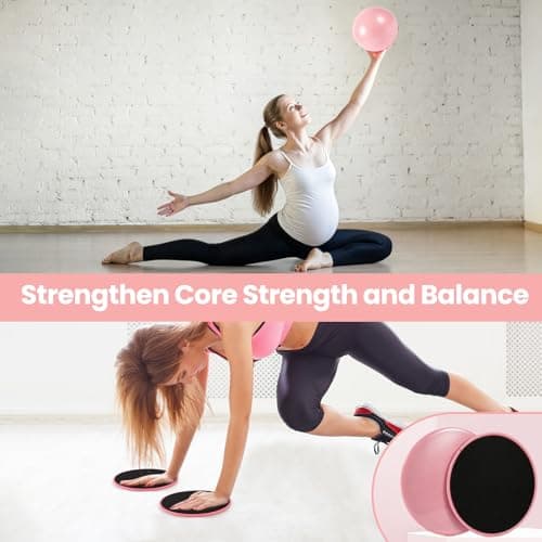 Pilates Workout Kit for Women，20PCS Pilates kit for Home Workouts with 12“Pilates Ring and Ball，Resistance Bands, Ankle Weights, Sliders & Grip Socks Accessories for Starter Home, Office & Travel — view 4