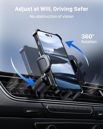 YOSH Car Phone Holder, Mobile Phone Holder for Car Vent, Car Accessories — view 5