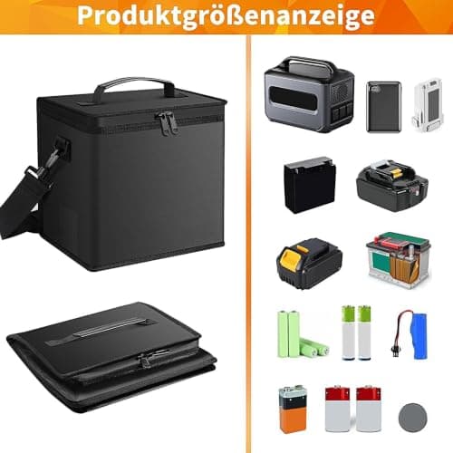 Lithium Battery Fireproof Bag 5200°F Fireproof Charging Safety Tote — view 5