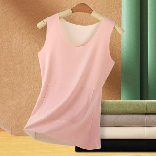 Women's Heated Fleece Vest, Thickened Thermal Base Layer with Electric Warmth for Winter Outdoor Activities, Soft Pure Color Sleeveless Jacket for Daily Wear(L Black) — view 6