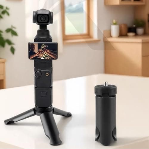Lightweight Travel Tripod for Pocket 3 2 with Anti Slip Base — view 4