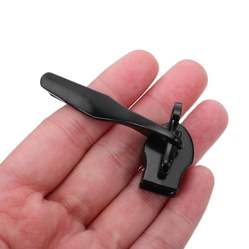 SOESFOUFU 8pcs Zipper Pull Replacement Zipper Head Replacement Double-Layer Nylon Explosion Proof Lockable Slider Black for Suitcases and Luggage DIY Repair Travel — view 4