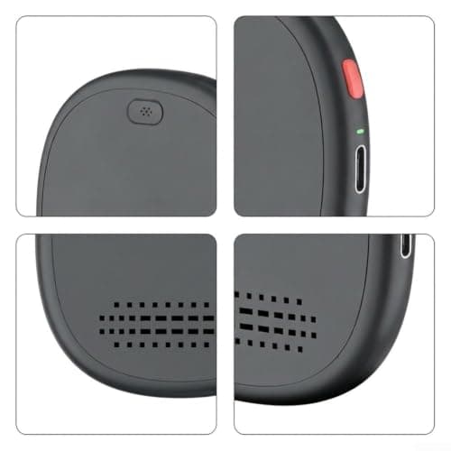 Real-Time Voice Translator for Travel Essentials Black White(Black) — view 6
