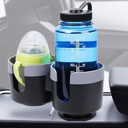Car Cup Expander Adapter – Holder Insert with Extendable Grip | Multi-Function Drink Slot for Oversized Bottles, Travel Flasks, Cold Brew Containers | Secure Car Interior Accessory for Road — view 3