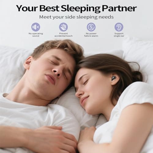 Wireless Earbuds -45dB ANC Mini Sleep Ear buds Bluetooth 5.4 Headphones — view 2