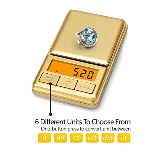 UNIWEIGH Mini Pocket Scale 100g/0.01g, Digital Gram Scale with Cover — view 2