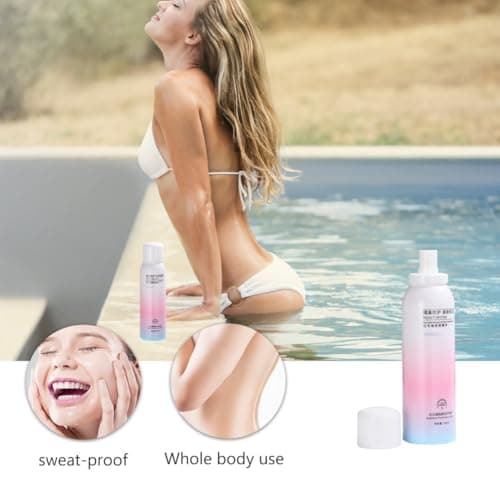 150ml Pink Outdoor Sunscreen Spray Moisturizing Mist — view 4