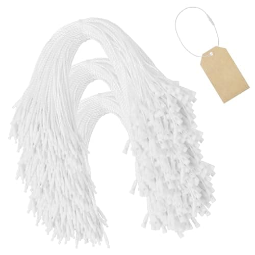 Flintronic 600PCS Nylon String for Hang Tags, Disposable Cotton Hang Tag