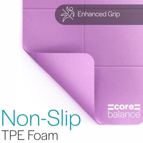 Core Balance Foldable Travel Yoga Mat, Pink — view 5