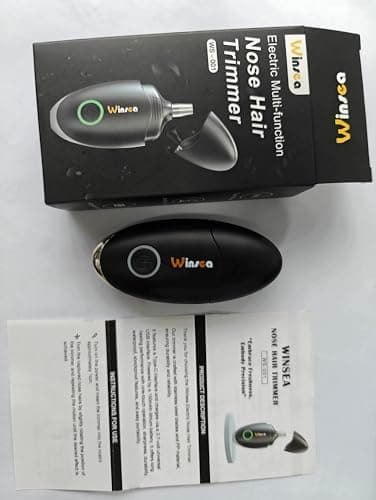 Winsea Nose and Ear Hair Trimmer for Men and Women - Travel Trimmer, High Precision Nose Shaver, USB Rechargeable, Waterproof, Safe and Silent Operation, Design (Pack of 2) — view 6