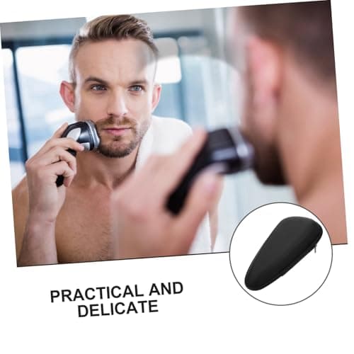 Beatifufu Professional Hard EVA Shockproof Beard Trimmer Storage Bag Pouch for Travel and Home Use Portable Protective Case for Grooming Device — view 5