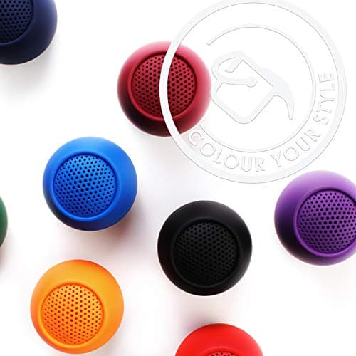 Boompods Zero Mini Bluetooth Speaker - Small Portable Speakers, Burgundy — view 4