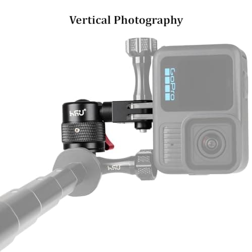 HSU 360 Degree Adjustable Adapter Ball Head GoPro Mount for Action Cameras — view 3