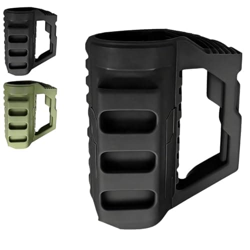 Tactical Assault Cruise Cup, Tactical Assault Insulated Beer Holder Sleeve for Cans & Bottles, Portable Beverage Holder, Hands-Free Drink Carrier for Camping BBQ Tailgating (Black,16 oz)
