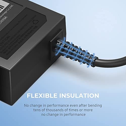 AC 240V to DC 24V Power Supply Adapter Charger for Portable Power Station Solar Generaters Ubiquiti Networks Lable Printer Cutting Machine Light Strip Speaker Monitor 24 Volt Transformer UK Plug Lead — view 5