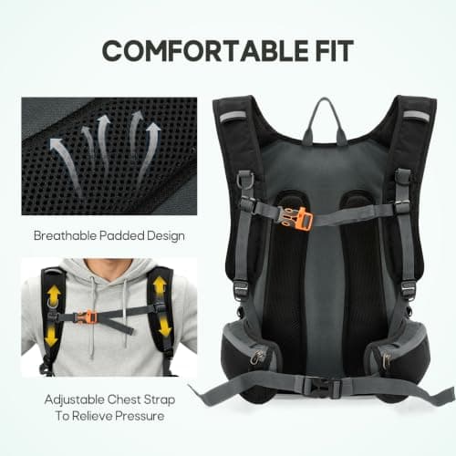 RAINSMORE Hydration Backpack With 2L Hydration Bladder Running Backpack — view 6