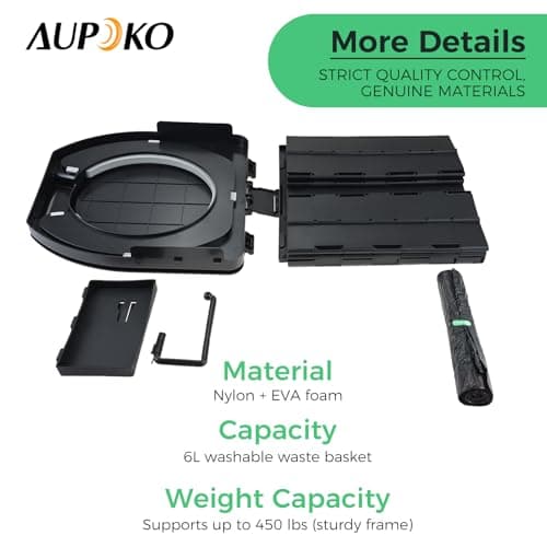 Aupoko Foldable Camping Toilet - Portable Loo for Outdoor Emergency Use — view 3