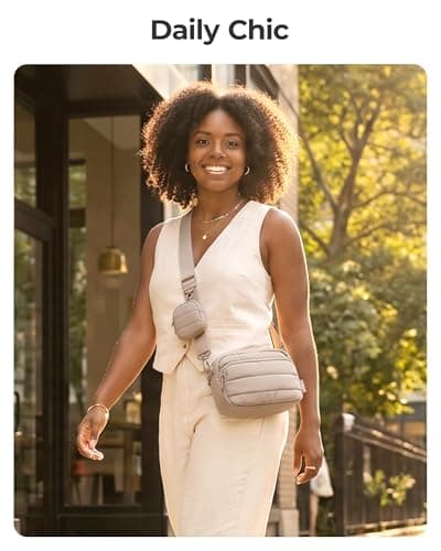 bagsmart Crossbody Bag for Women with Detachable Earphone Case — view 3