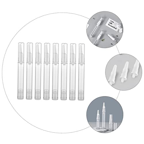 Baluue 8 Pack 15ml Airless Cosmetic Bottles, Plastic Vacuum Pump Dispensers for Eye Cream, Lotion and Moisturiser, Refillable Containers for Travel Skincare — view 3