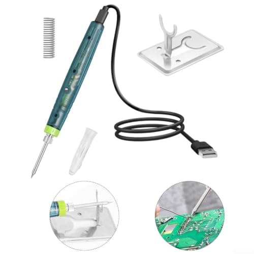Stainless Steel USB Soldering Iron 8W Compact Tip — view 5
