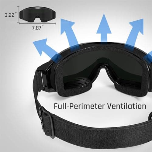 Feyachi Tactical Airsoft Goggles Anti Fog Military Glasses, Ballistic Safety Goggles for Shooting Hunting — view 5