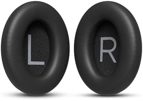 Replacement Ear Pads for Bose 700 Noise Cancelling Headphones (NC700) - Softer PU Leather, Luxurious Memory Foam, Added Thickness, Extra Durable Ear Cushions – Black