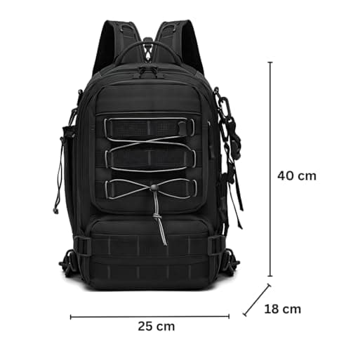 Military Cabin Backpack 40x18x25 Ryanair Underseat Travel – 18L Hand Luggage,Outdoor Fishing, Hiking, Camouflage Camping & Climbing Trekking Tactical Sport Bag school for Men & Women Ruscksack — view 3