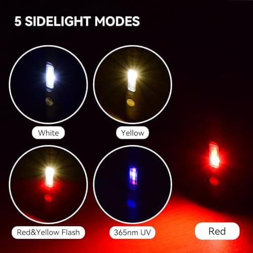 S15PRO-TK Rechargeable EDC Keychain Flashlight,750Lm Mini Light & COB — view 5