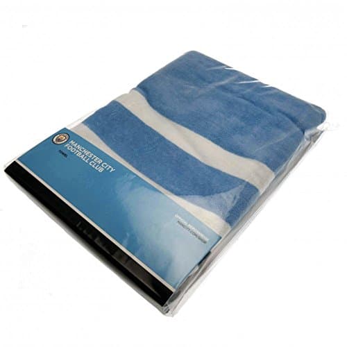 MCFC Giant Manchester City Football Crest Beach Towel (100% Cotton & 70cm x 140cm) — view 2