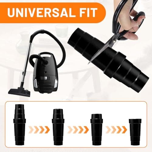 2 Pack Vacuum Cleaner Hose Adapter, Dust Extractor Hose Adapter, Universal Dust Collection Connector Tool Accessories for Table Saw Circular Sander Grinder Planer Router Drill (31.5mm-45mm) — view 3