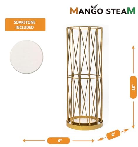 Mango Steam Pluvian Soakstone Umbrella Holder (Regular, Gold) — view 3