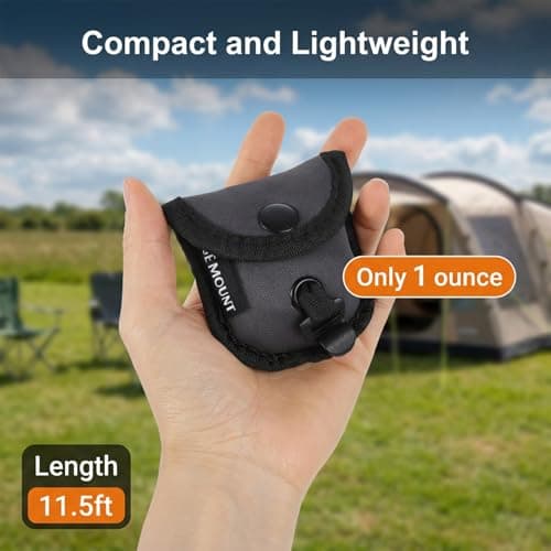 9.8Ft Travel Washing Line, Ymapinc 12 Beads Non-Slip Portable Camping Clothes Line, Compact Outdoor Laundry Clothesline for Hotel Room Outdoor Use — view 2