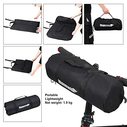Rhinowalk Folding Bike Bag for 20/26 inch Folding Bikes - Waterproof Bicycle Travel Carrying Case Outdoors Bike Transport Bag for Cars Train Air Travel (Black 26inch) — view 4