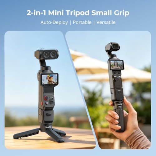 SMALLRIG Action Camera Tripod for DJI Osmo Pocket/Action, for Insta360 Luna — view 2