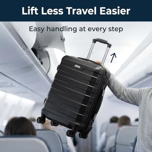 RMW Cabin Suitcase 20 inch Carry On Luggage Hard Shell Trolley — view 3