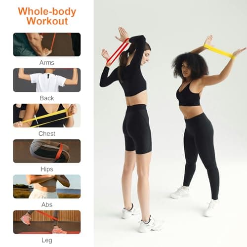 GRIFEMA GAK5001 Resistance Bands Set of 5 – Stretch Bands Home Gym Yoga — view 5