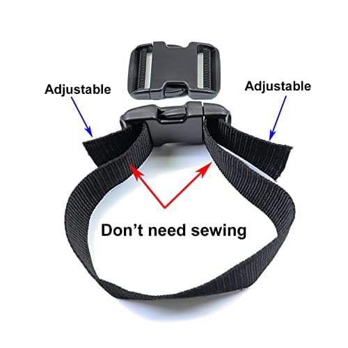 Baikeen Quick Side Release Buckles 50mm Heavy Duty Plastic Buckle Clips Snaps Backpack Buckle Replacement Dual Adjustable No Sewing 2 Sets — view 6
