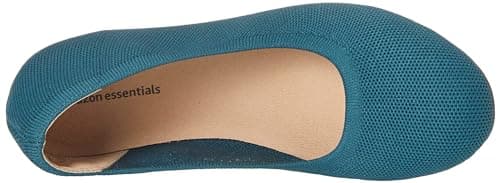 Amazon Essentials Women's Knit Ballet Flat, Dark Turquoise, 6 UK Wide — view 5
