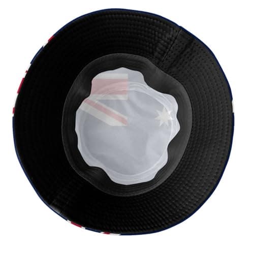 Stylish National Flags Bucket Hat Sun Protection Packable Fisherman Hat Summer Hat Unisex Outdoor Travel for Women Men, Australia, One size — view 5