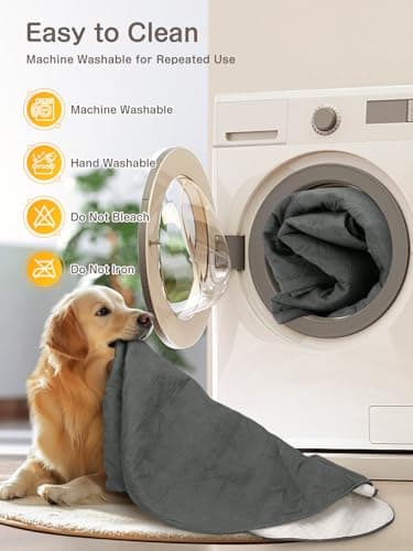 HezzLuv Waterproof Dog Blanket, Soft Bed Cover Pet Blankets Anti-Slip Mat — view 6