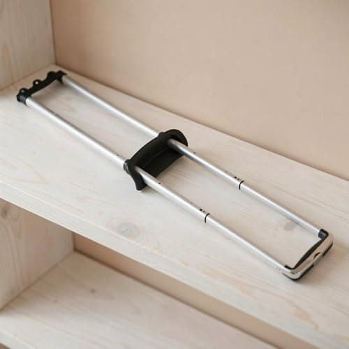 2pcs Suitcase Telescopic Handle 20 Inch Aluminum Alloy — view 6